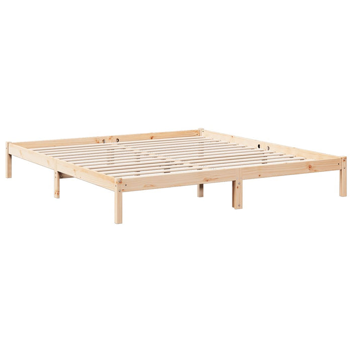 vidaXL Letto Extra Lungo senza Materasso 180x210 cm in Legno di Pino