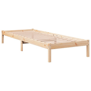 Letto Extra Lungo senza Materasso 100x220 cm in Legno di Pino 852418