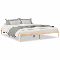 vidaXL Letto Extra Lungo senza Materasso 180x220 cm in Legno di Pino