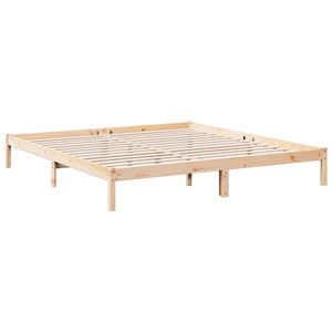 vidaXL Letto Extra Lungo senza Materasso 180x220 cm in Legno di Pino