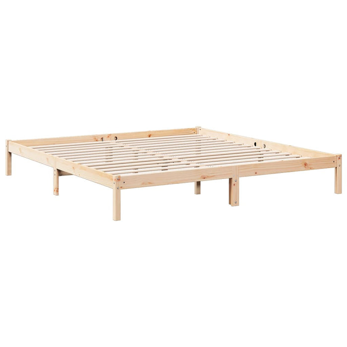 vidaXL Letto Extra Lungo senza Materasso 200x220 cm in Legno di Pino