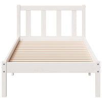 Letto Extra Lungo senza Materasso 80x200 cm in Legno di Pino 852429