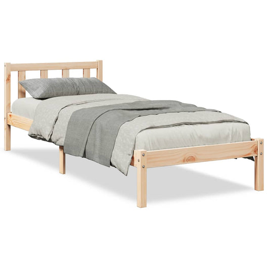 vidaXL Letto Extra Lungo senza Materasso 100x210 cm in Legno di Pino