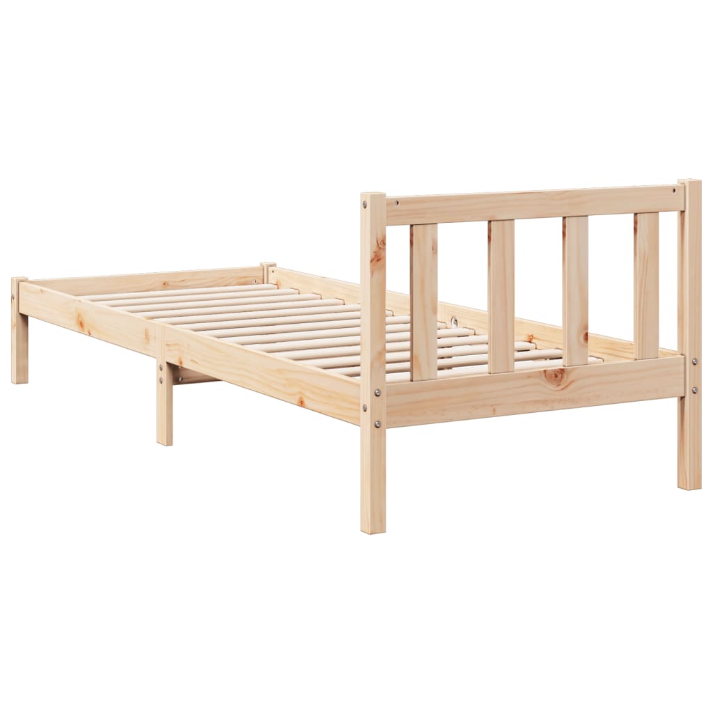 vidaXL Letto Extra Lungo senza Materasso 100x210 cm in Legno di Pino