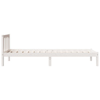 vidaXL Letto Extra Lungo senza Materasso Bianco 100x210 cm in Pino
