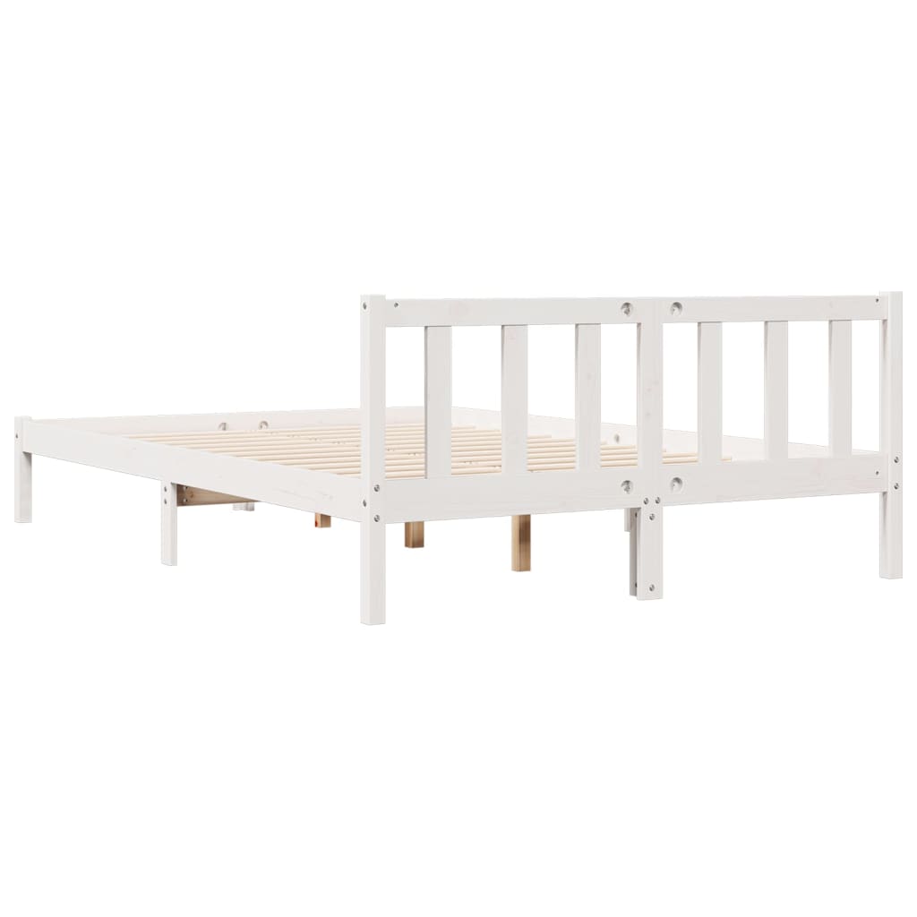 Letto Extra Lungo senza Materasso 160x210 cm in Legno di Pino 852437