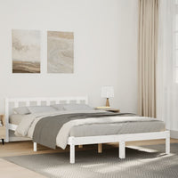 Letto Extra Lungo senza Materasso 160x210 cm in Legno di Pino 852437