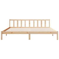 Letto Extra Lungo senza Materasso 180x210 cm in Legno di Pino 852438