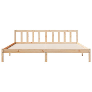 Letto Extra Lungo senza Materasso 180x210 cm in Legno di Pino 852438