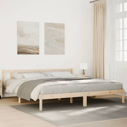 vidaXL Letto Extra Lungo senza Materasso 180x210 cm in Legno di Pino