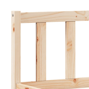 Letto Extra Lungo senza Materasso 160x220 cm in Legno di Pino 852450