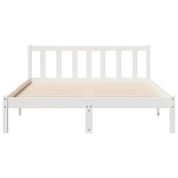 Letto Extra Lungo senza Materasso 160x220 cm in Legno di Pino 852451