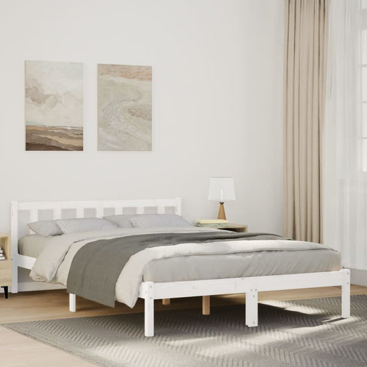 vidaXL Letto Extra Lungo senza Materasso 160x220 cm in Legno di Pino
