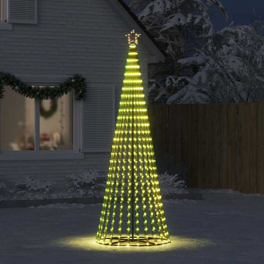Albero di Natale a LED-Luci decorative natalizie 475 LED Bianco Caldo 247 cm