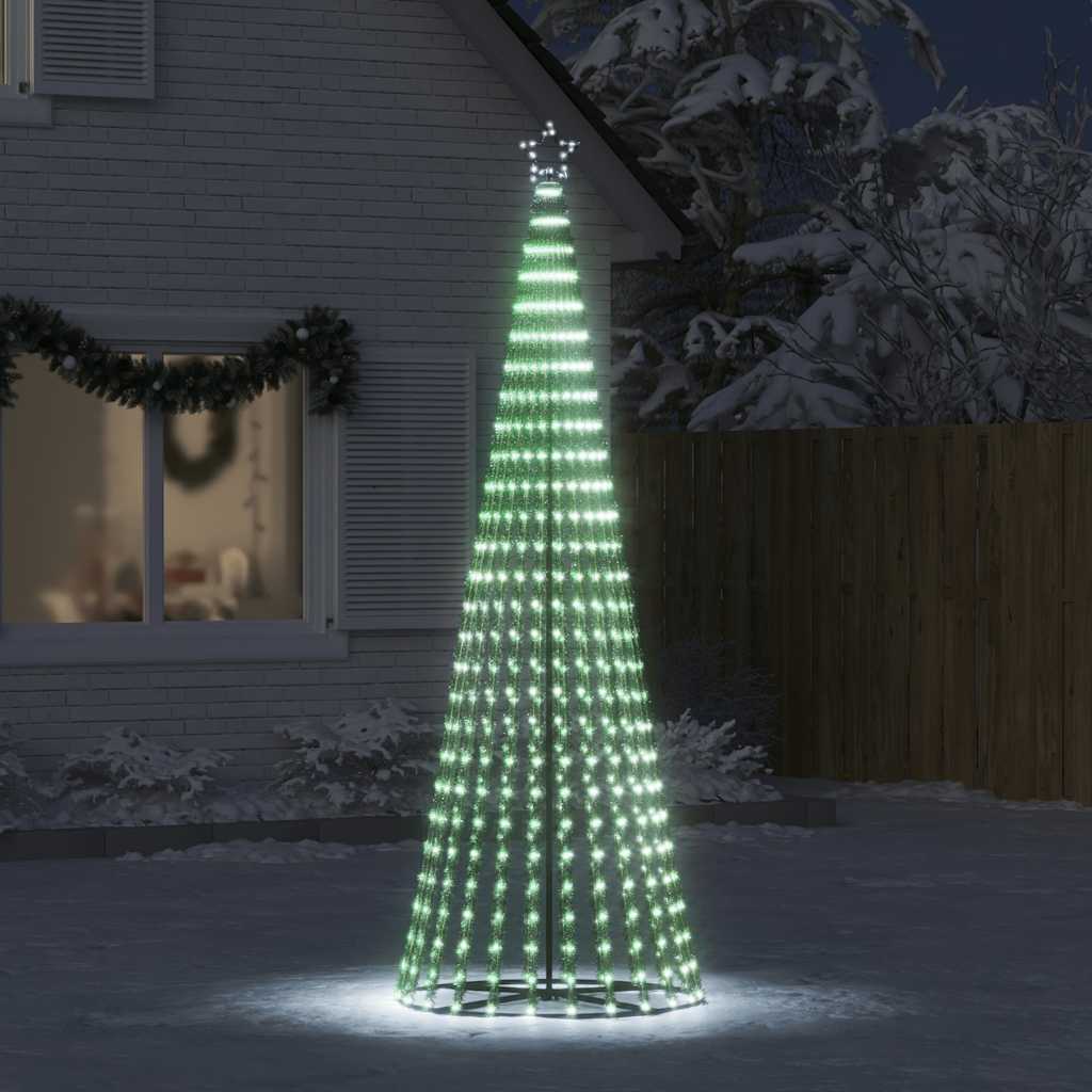 Albero di Natale a LED-Luci decorative natalizie 475 LED Bianco Freddo 247 cm