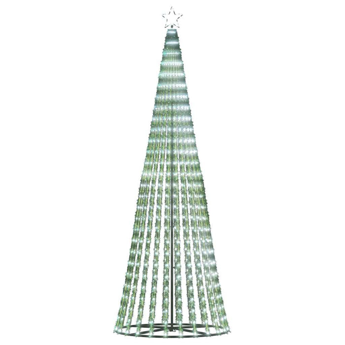 vidaXL Albero di Natale a LED 475 LED Bianco Freddo 247 cm