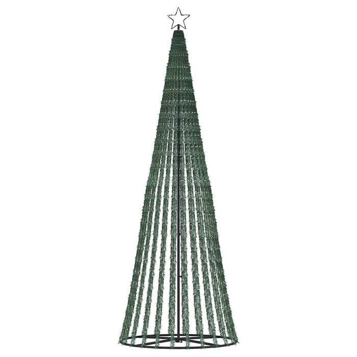 vidaXL Albero di Natale a LED 475 LED Bianco Freddo 247 cm