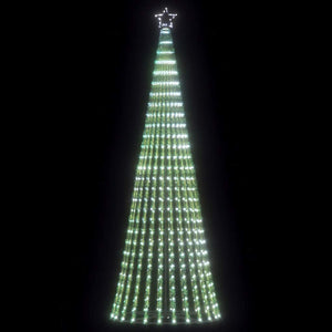 vidaXL Albero di Natale a LED 475 LED Bianco Freddo 247 cm