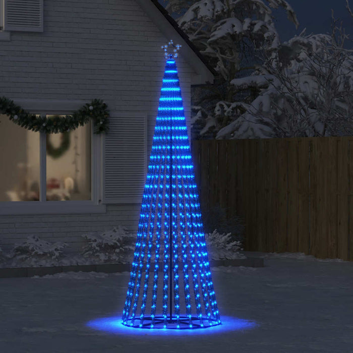 vidaXL Albero di Natale a LED 475 LED Blu 247 cm