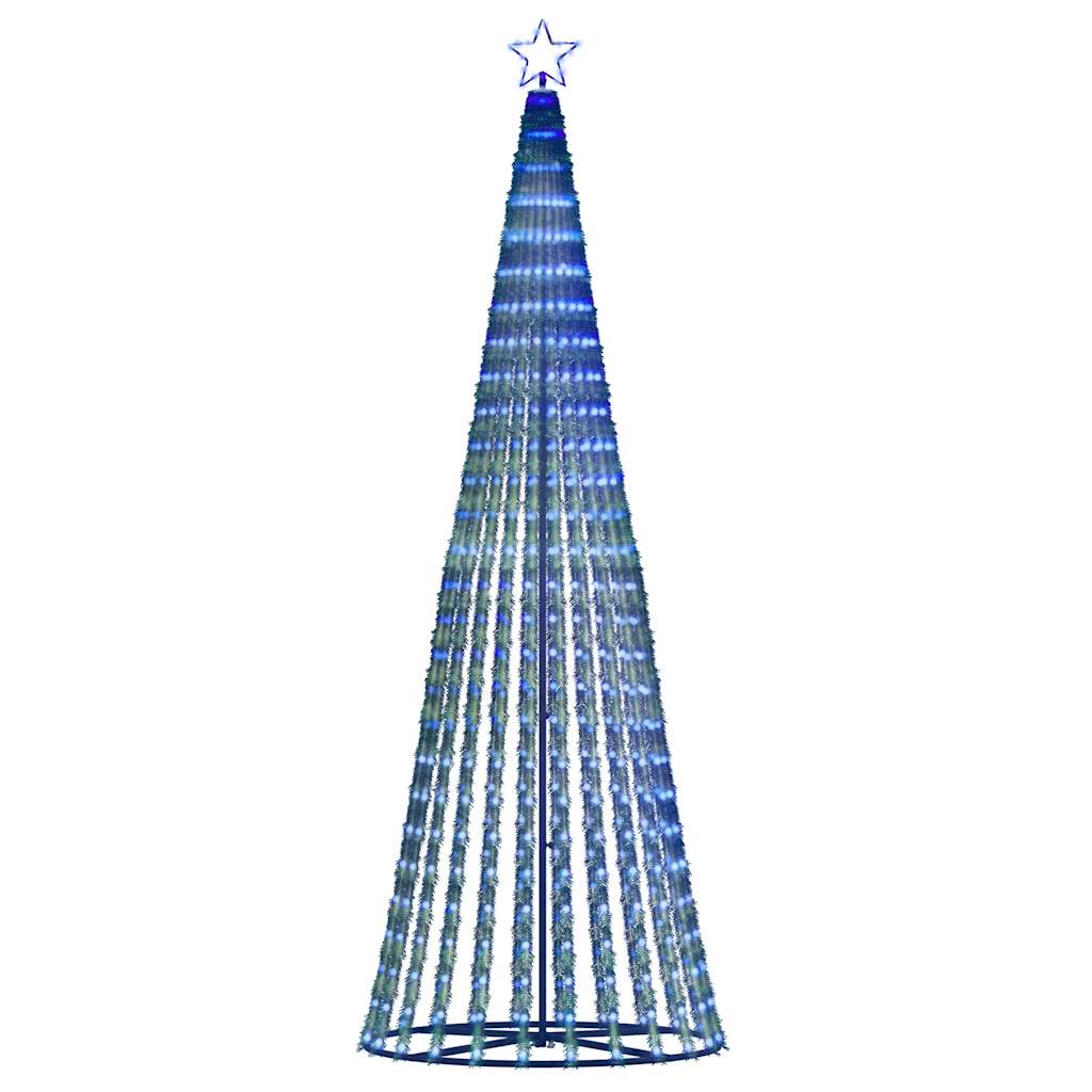 vidaXL Albero di Natale a LED 475 LED Blu 247 cm