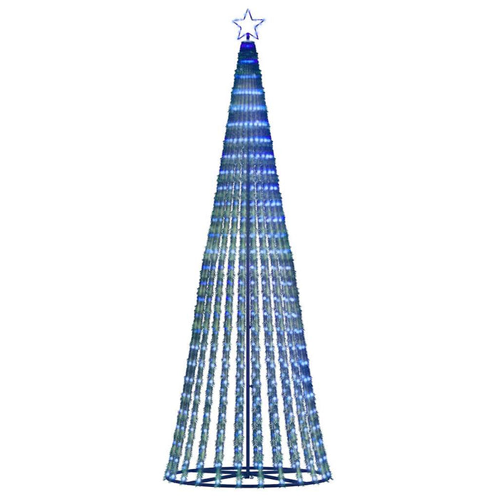 vidaXL Albero di Natale a LED 475 LED Blu 247 cm
