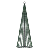 vidaXL Albero di Natale a LED 475 LED Colorato 247 cm