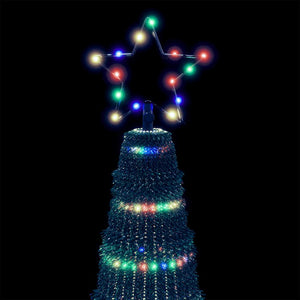 vidaXL Albero di Natale a LED 475 LED Colorato 247 cm