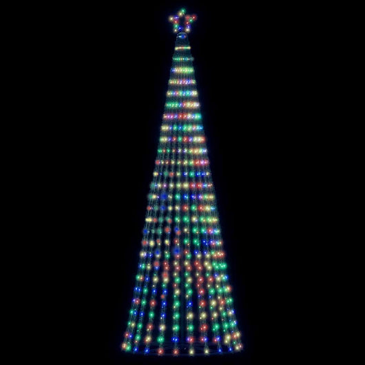 vidaXL Albero di Natale a LED 475 LED Colorato 247 cm
