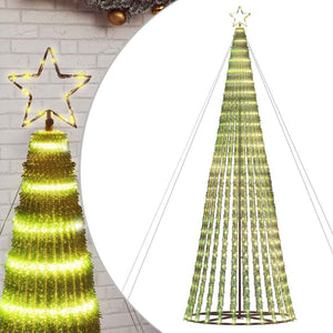 Albero di Natale a LED 1028 LED Bianco Caldo 403 cm 4016400