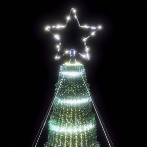 Albero di Natale a LED 1028 LED Bianco Freddo 403 cm 4016401