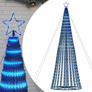 vidaXL Albero di Natale a LED 1028 LED Blu 403 cm