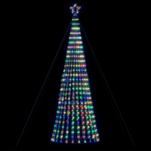 vidaXL Albero di Natale a LED 1028 LED Colorato 403 cm