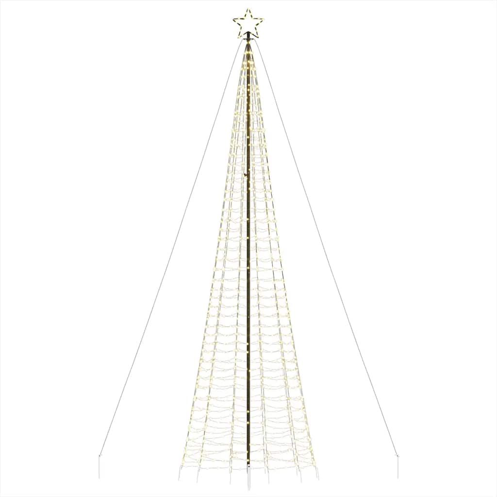 Albero di Natale a LED con Punte 1534 LED Bianco Caldo 500 cm 4016404