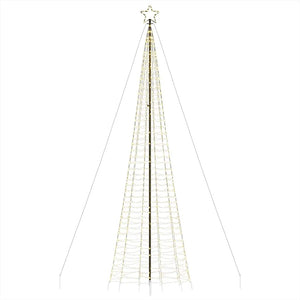 Albero di Natale a LED con Punte 1534 LED Bianco Caldo 500 cm 4016404
