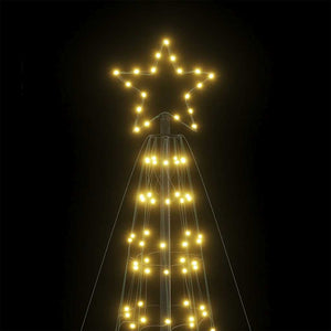 vidaXL Albero di Natale a LED con Punte 1534 LED Bianco Caldo 500 cm