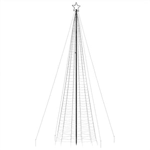 Albero di Natale a LED con Punte 1534 LED Bianco Freddo 500 cm 4016405