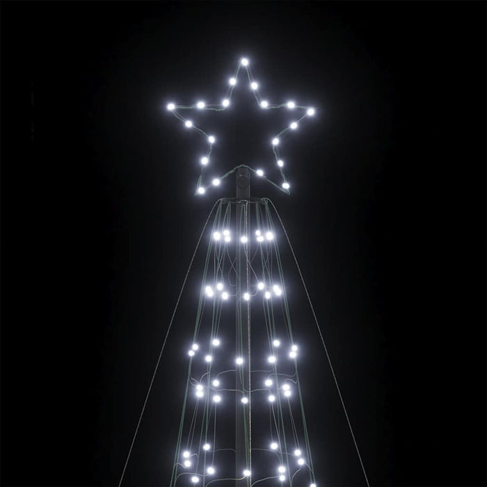 vidaXL Albero di Natale a LED con Punte 1534 LED Bianco Freddo 500 cm