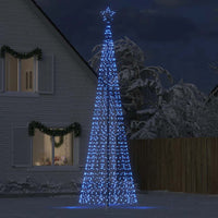 vidaXL Albero di Natale a LED con Punte 1534 LED Blu 500 cm