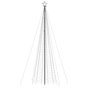 vidaXL Albero di Natale a LED con Punte 1534 LED Blu 500 cm