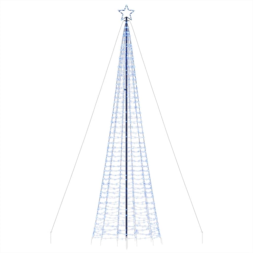 Albero di Natale a LED con Punte 1534 LED Blu 500 cm 4016406
