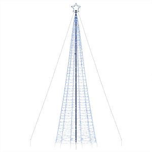 vidaXL Albero di Natale a LED con Punte 1534 LED Blu 500 cm