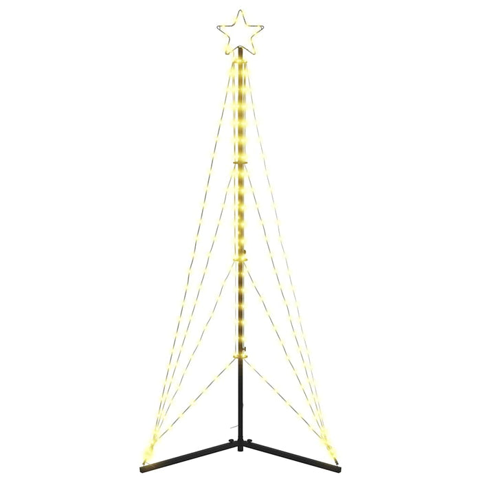 Albero di Natale a LED 363 LED Bianco Caldo 182 cm 4016408
