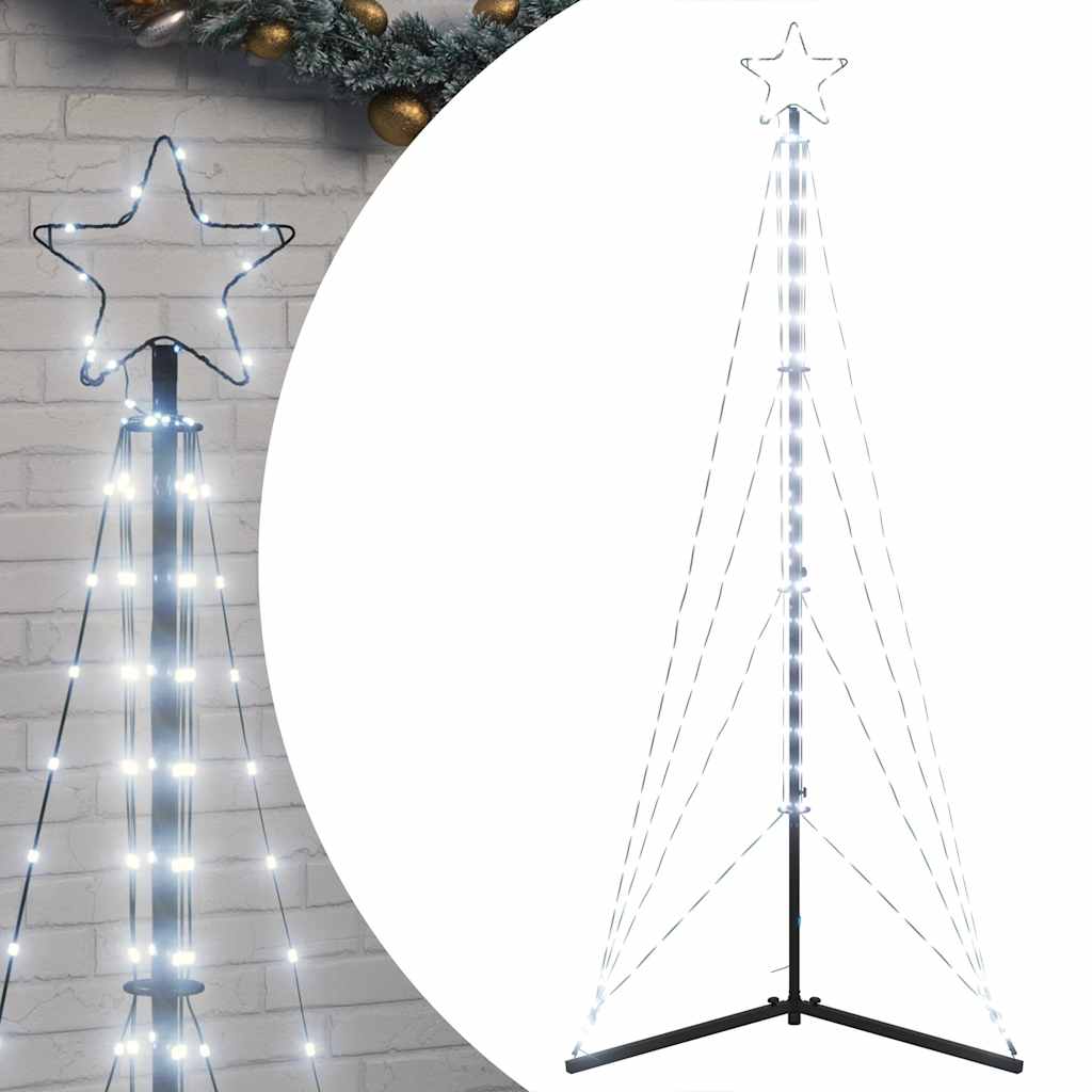 Albero di Natale a LED 363 LED Bianco Freddo 182 cm 4016409