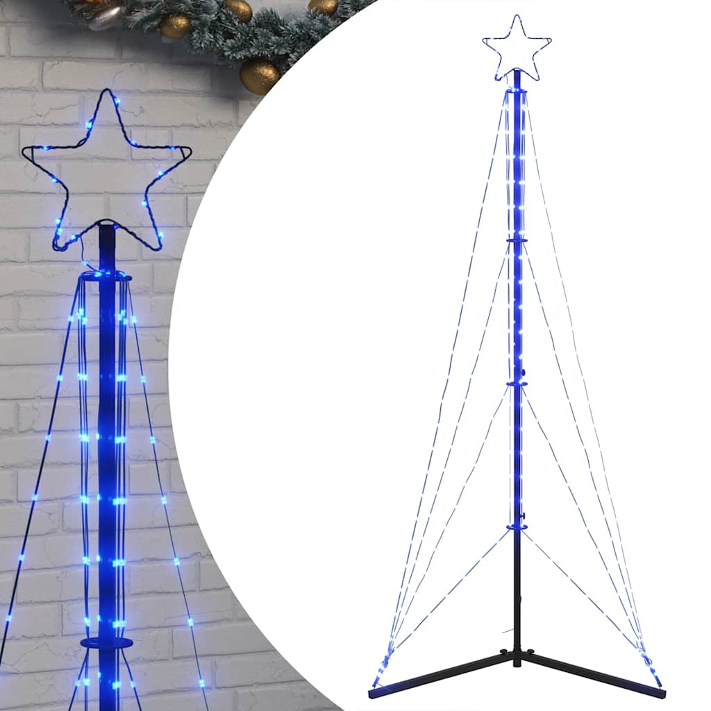Albero di Natale a LED-Luci decorative natalizie 363 LED Blu 182 cm