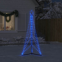 vidaXL Albero di Natale a LED 363 LED Blu 182 cm