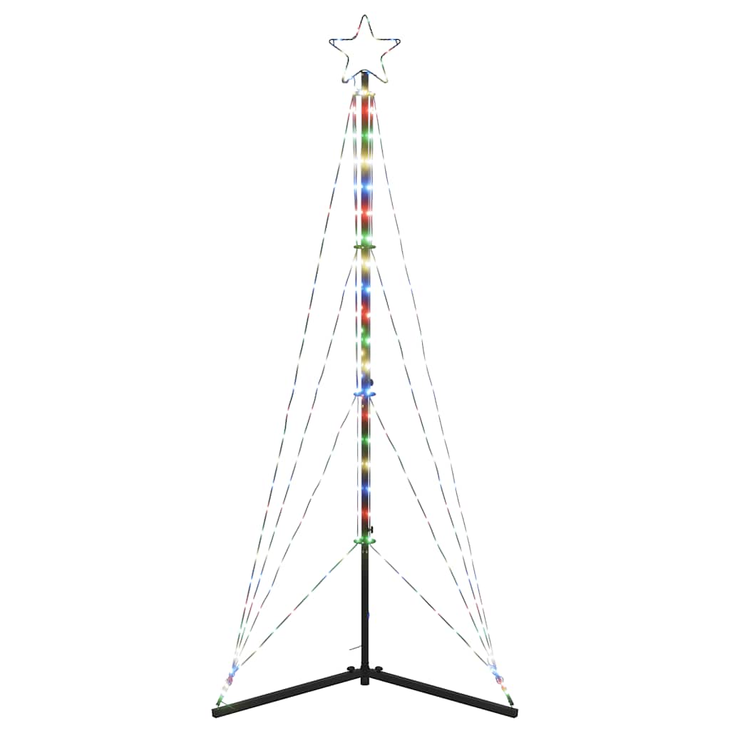 Albero di Natale a LED-Luci decorative natalizie 363 LED Colorato 182 cm