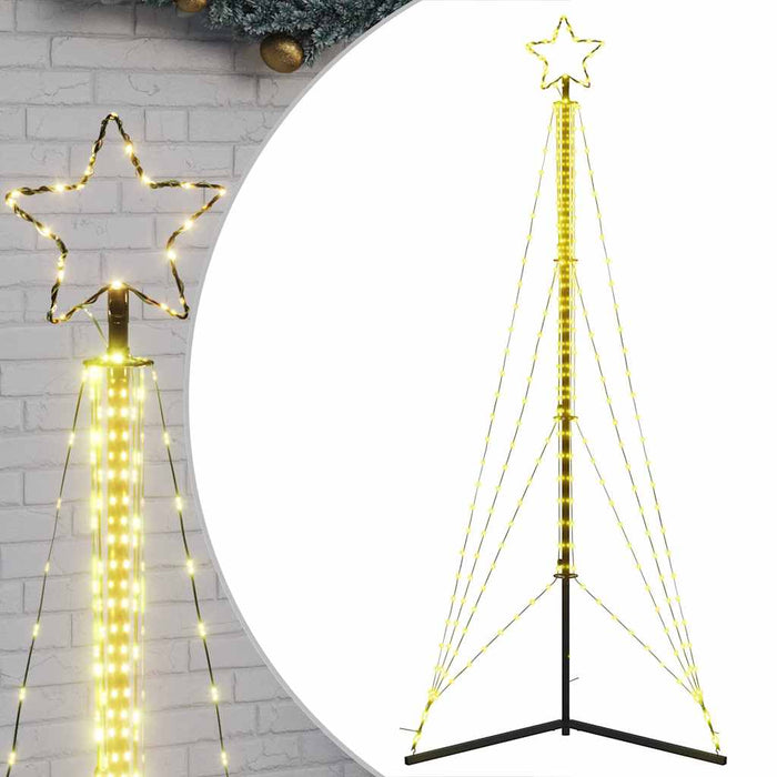 Albero di Natale a LED 483 LED Bianco Caldo 240 cm 4016412