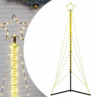 Albero di Natale a LED-Luci decorative natalizie 483 LED Bianco Caldo 240 cm