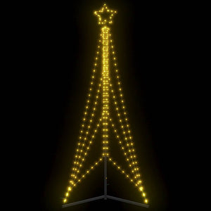 vidaXL Albero di Natale a LED 483 LED Bianco Caldo 240 cm
