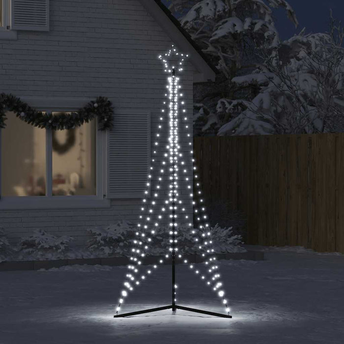 Albero di Natale a LED-Luci decorative natalizie 483 LED Bianco Freddo 240 cm